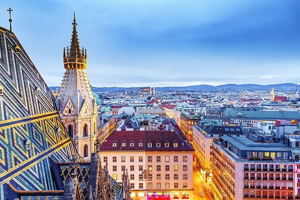Historic architecture in Vienna, Austria — top destination for Mongolian au pairs in Europe